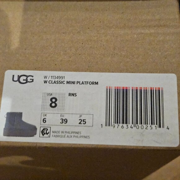 UGG classic mini platform, smoke plume - Picture 2 of 4